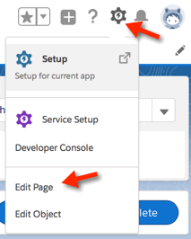 Use Setup to Edit Current Page in Lightning